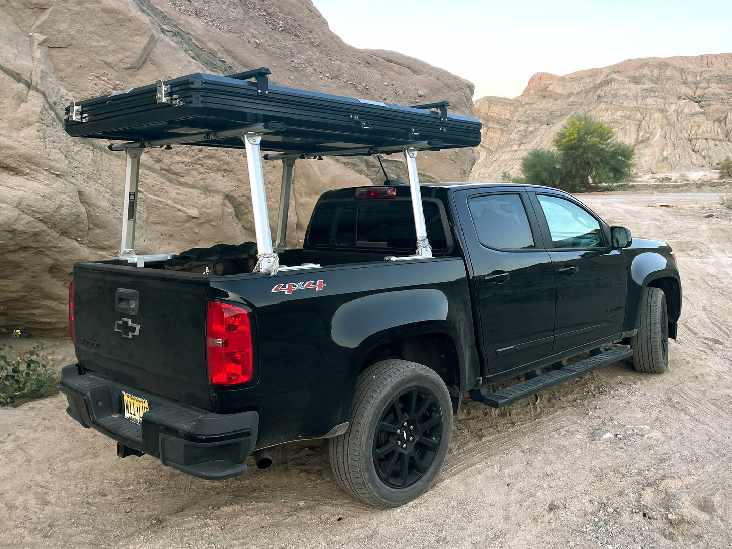 Overlander Aluminum Roof Top Tent with Solar