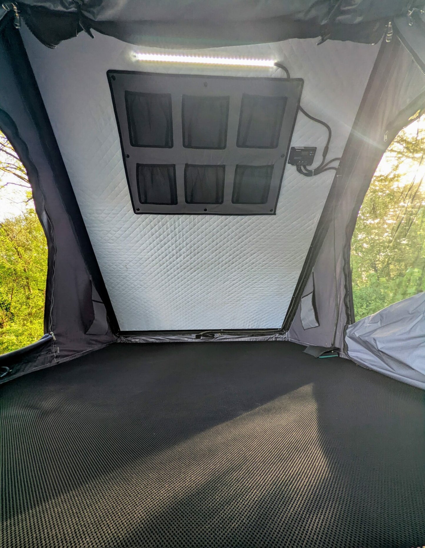 Mountaineer Aluminum Roof Top Tent with Solar