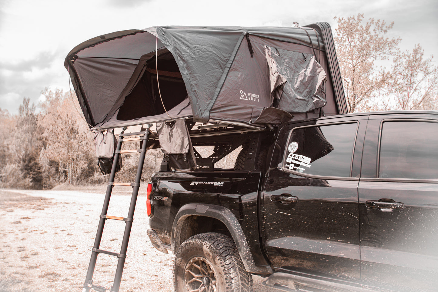 Sportsman Aluminum Rooftop Tent with Solar