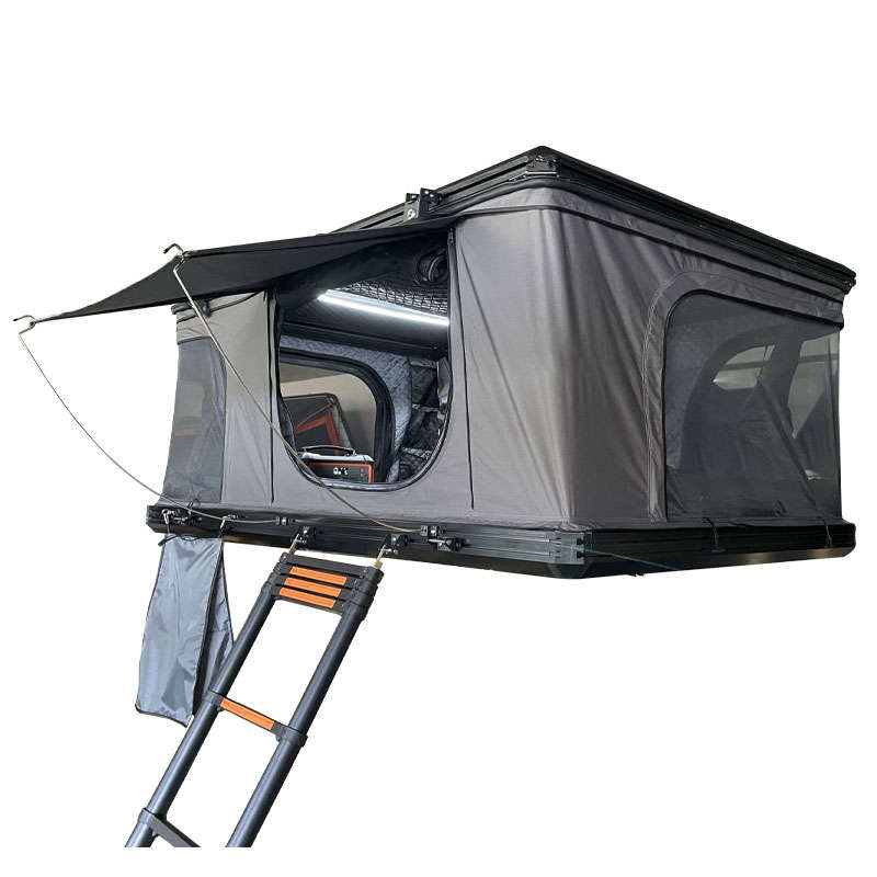 Overlander Aluminum Roof Top Tent with Solar